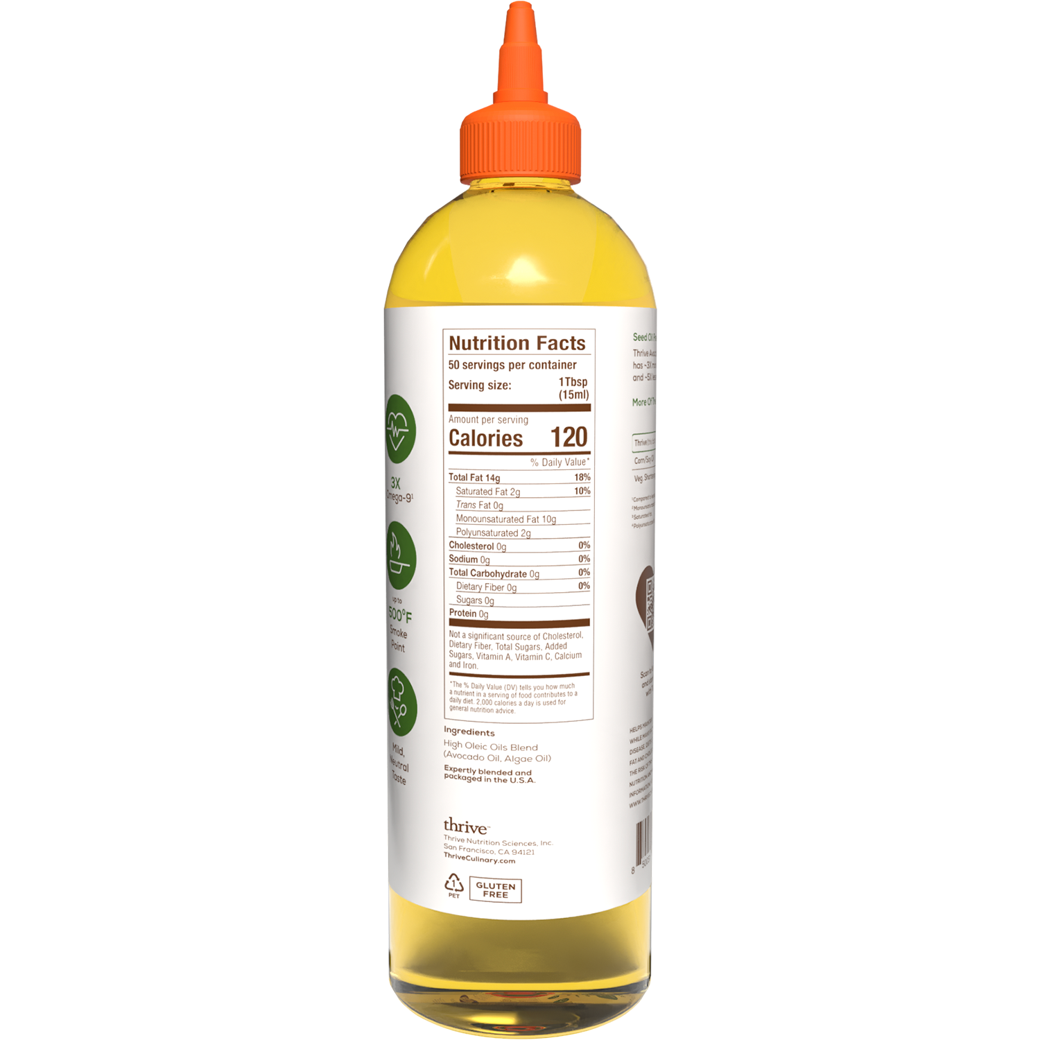 Thrive™ Avocado Oil with Algae Oil (25.4 fl oz) - Thrive