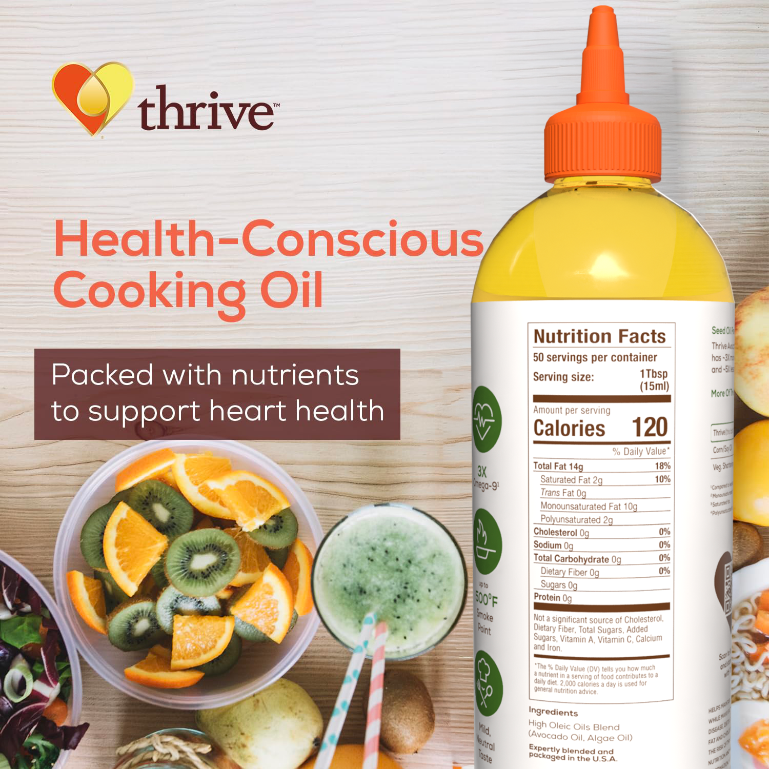 Thrive™ Avocado Oil with Algae Oil (25.4 fl oz) - Thrive
