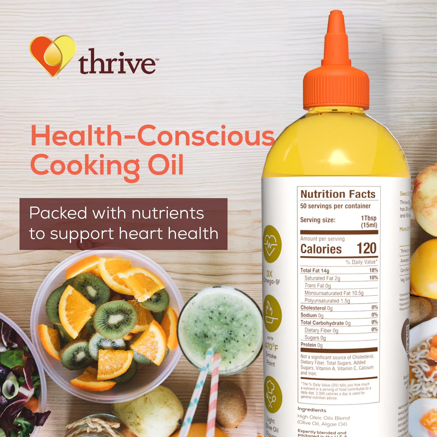 Thrive™ Olive Oil with Algae Oil (25.4 fl oz) - Thrive