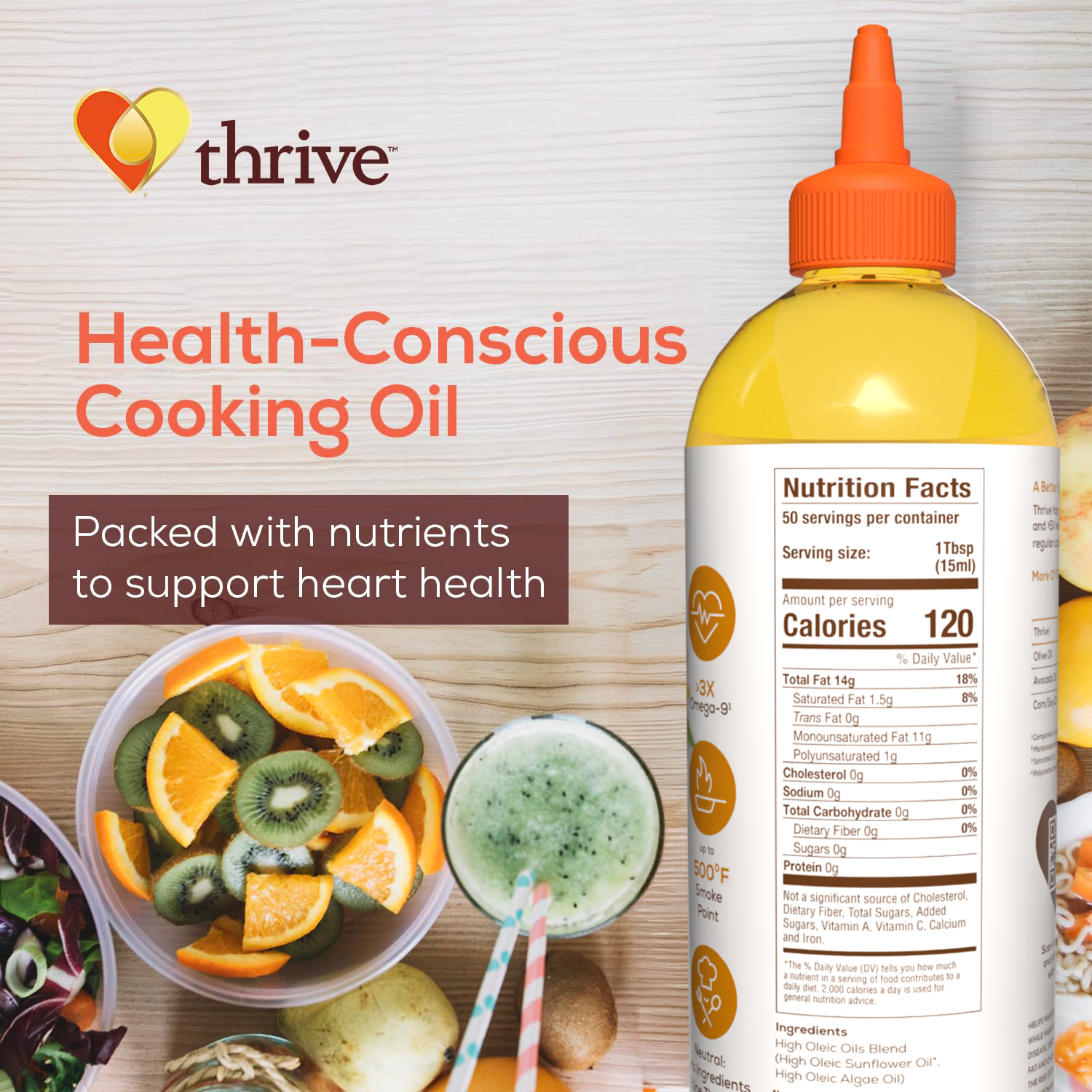 Thrive™ Omega-9 Ultrasun Oil with Algae Oil (25.4 fl oz) - Thrive