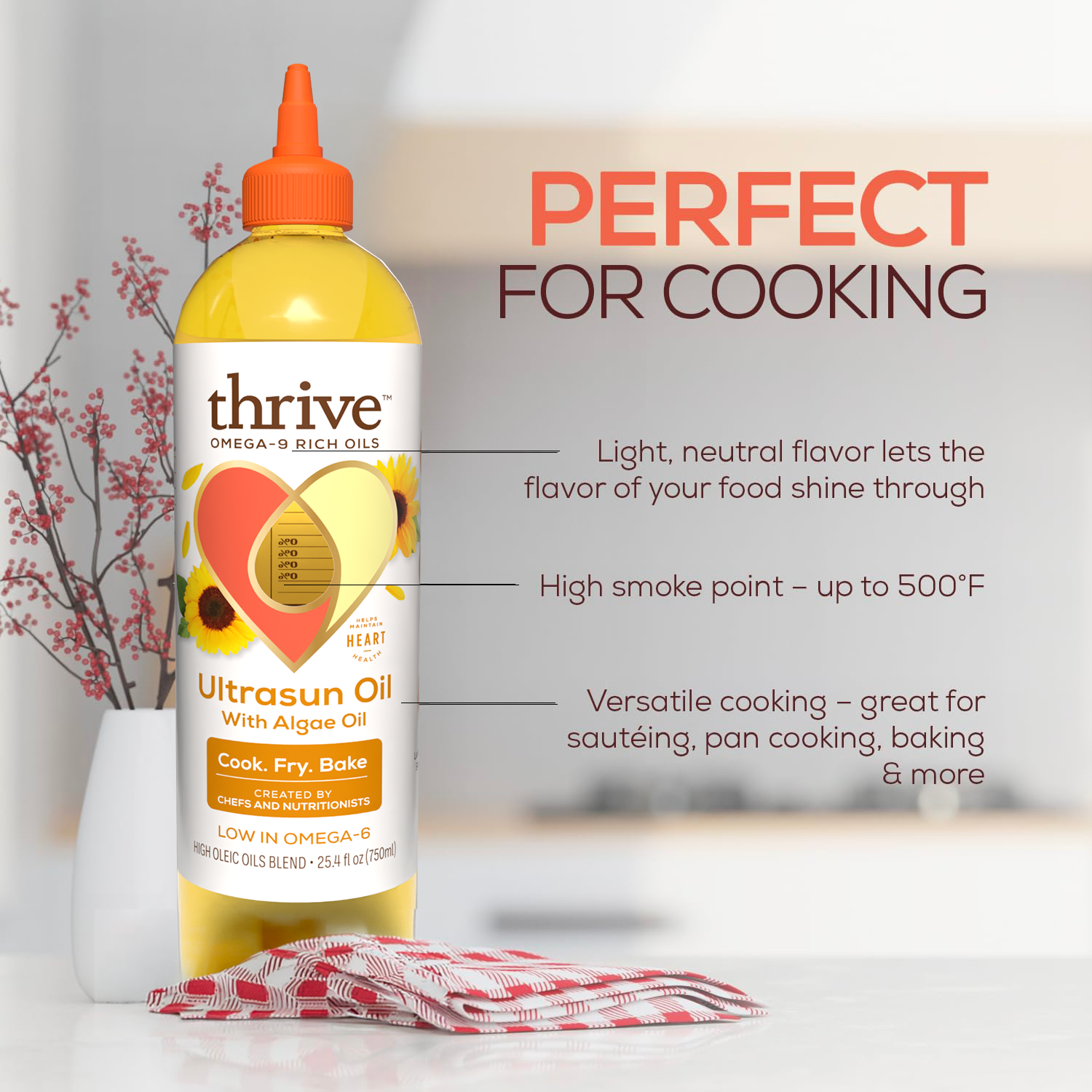 Thrive™ Omega-9 Ultrasun Oil with Algae Oil (25.4 fl oz) - Thrive