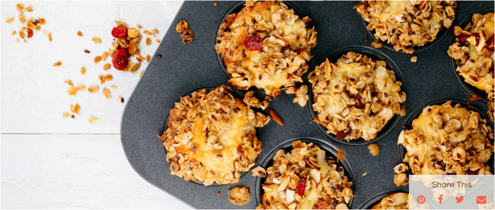 Almond, Pear, and Flax Seed Muffins with Oat Crumble