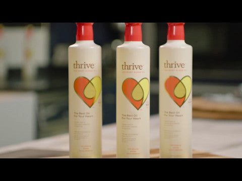 A video showing Chef Caroline Fey of San Francisco's The City Kitchen cooking with Thrive™ Algae Oil: The Everyday, Versatile Cooking Oil